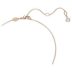 Swarovski Blyštivý bronzový náhrdelník se zirkony Meteora 5683450