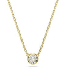 Swarovski Elegantní pozlacený náhrdelník s křišťálem Imber 5684511