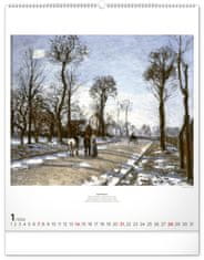 Grooters Nástěnný kalendář Impresionismus 2024, 48 × 56 cm