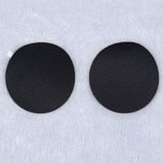 Xbra Velké samolepicí krytky bradavek - kruhové - černé