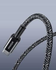 Innostyle Innostyle Powerflex Ultra Kabel Usb-C Rychlé Nabíjení Thunderbolt 10Gbps 100W Kevlar 2M Černý
