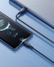 Innostyle Innostyle Ultraflex Usb-C Rychlonabíjecí Kabel Pro Iphone Samsung Qc 4.0 Kevlar 2M Černý