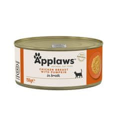 Applaws konzerva Cat Kuřecí prsa s dýní 6x156g 