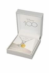 Disney Slušivý stříbrný bicolor náhrdelník Mickey Mouse NS00058TZWL-157.CS