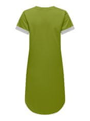 Jacqueline de Yong Dámské šaty JDYIVY Regular Fit 15174793 Lima Bean Green (Velikost M)