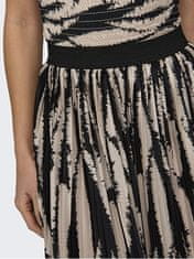 Jacqueline de Yong Dámská sukně JDYBOA 15206814 Tapioca ZEBRA (Velikost M)