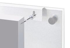 Zeller Tabule, nástěnka na poznámky magnetická, skleněná, bílá 40x40cm