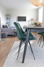 House Nordic Jídelní židle zelený samet Oslo