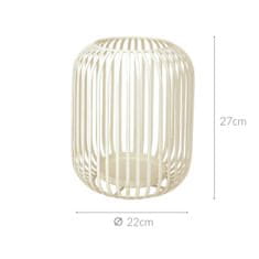 Home&Styling Lampa na svíčku, 22 x 27 cm