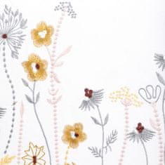 Homla Dekorační polštář s výplní | MINCA | vyšívané květiny | 45x45 cm | 883748 Homla