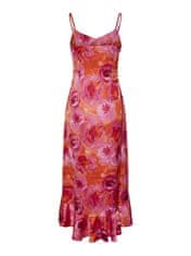 Y.A.S Dámské šaty YASOPHELIA Regular Fit 26032878 Mandarin Red (Velikost L)