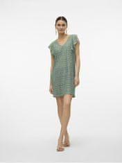 Vero Moda Dámské šaty VMMAYA Regular Fit 10304459 Hedge Green (Velikost XS)