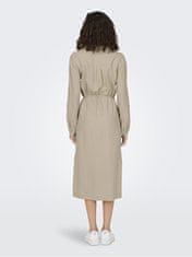 ONLY Dámské šaty ONLCARO Relaxed Fit 15278720 Oxford Tan (Velikost S)