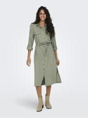 ONLY Dámské šaty ONLCARO Relaxed Fit 15278720 Oil Green (Velikost L)