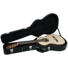 Dimavery tvarovaný kufr pro klasickou kytaru, černý