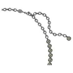 Swarovski Luxusní náhrdelník s černými křišťály Imber Tennis 5682593
