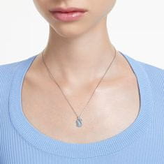 Swarovski Něžný náhrdelník s modrou Labutí Iconic Swan 5680422