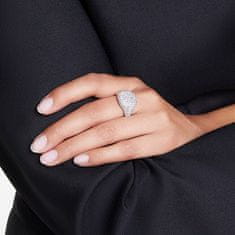 Swarovski Výrazný prsten s čirými křišťály Meteora 568424 (Obvod 55 mm)