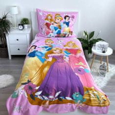 Jerry Fabrics  Povlečení Princezny Pink 02 140x200, 70x90 cm