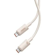 BASEUS Datový kabel Baseus (P10360202421-00) - Type-C to USB-C, Super Fast Charge, 100W, 480Mbps, 1m - růžový