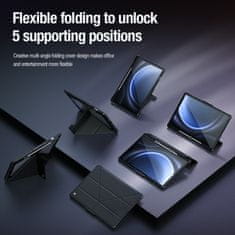Nillkin Pouzdro na tablet Bumper PRO Protective Stand Multi-angle pro Samsung Galaxy Tab S9 FE+ Sapphire Blue