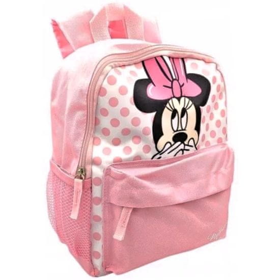 Fashion UK Dětský předškolní batůžek s přední kapsou Minnie Mouse