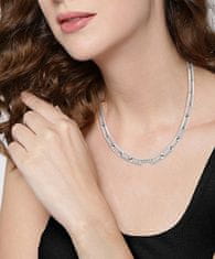 Hugo Boss Nepřehlédnutelný ocelový náhrdelník s krystaly Halia 1580578