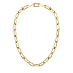Hugo Boss Masivní pozlacený náhrdelník z oceli Halia 1580579