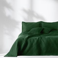 AmeliaHome Přehoz na postel Ophelia V lahvově zelený, velikost 260x280