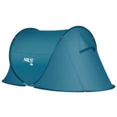 NILLS CAMP samorozkládací plážový stan NC3743 modrý