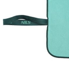 NILS ručník z mikrovlákna NCR13 zelený / tm. zelený