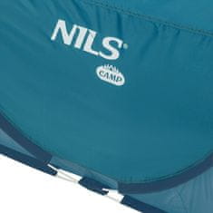 NILLS CAMP samorozkládací plážový stan NC3743 modrý