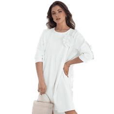 Dstreet Dámské šaty NALERA bílé ey2462 Univerzální