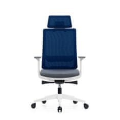 Dalenor Ergonomická kancelářská židle Meteor X, síťovina, modrá
