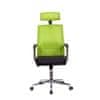 Kancelářská židle Roma HB, textil, zelená