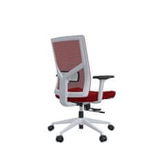 Dalenor Kancelářská židle Snow W, textil, červená