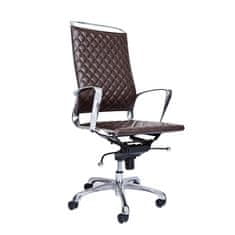 Dalenor Kancelářská židle Ell HB, syntetická kůže, hnědá