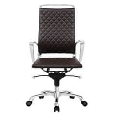 Dalenor Kancelářská židle Ell HB, syntetická kůže, hnědá