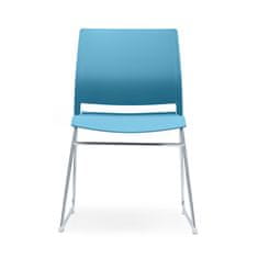 Dalenor Konferenční židle Gardena (SET 4 ks) plast, modrá