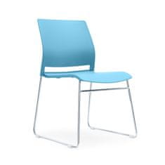 Dalenor Konferenční židle Gardena (SET 4 ks) plast, modrá