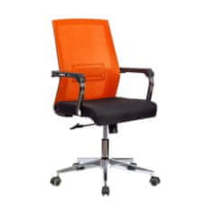 Dalenor Kancelářká židle Roma, textil, černá / červená