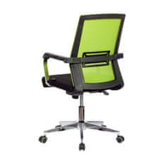 Dalenor Kancelářká židle Roma, textil, černá / zelená
