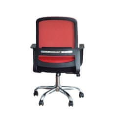 Dalenor Kancelářská židle Parma, textil, červená