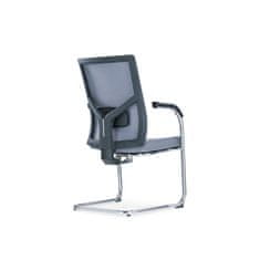 Dalenor Konferenční židle Snow (SET 2 ks), textil, světlě šedá