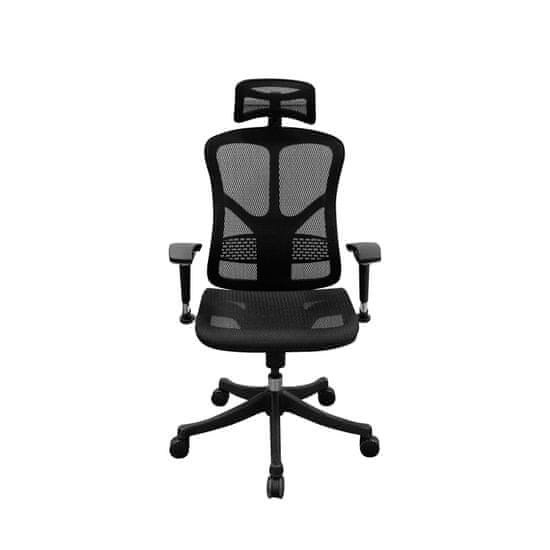 Dalenor Ergonomcká kancelářská židle Tech Smart, síťovina, černá