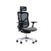 Ergonomická kancelářská židle Tech Style, síťovina, černá