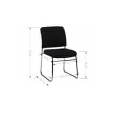 Dalenor Konferenční židle Iron (SET 6 ks), syntetická kůže, béžová