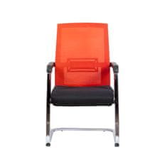 Dalenor Konferenční židli Roma, textil, černá / červená