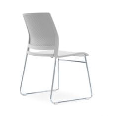 Dalenor Konferenční židle Gardena (SET 4 ks) plast, bílá