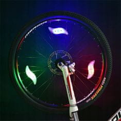 Korbi Světelná LED nástavba na dráty kola